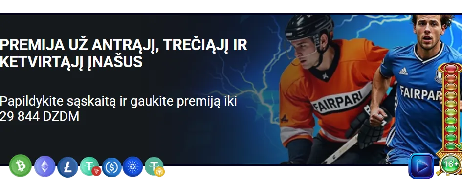 Freebet ir promo pasiūlymai