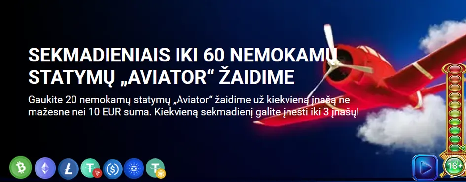 Mobilūs free spins pasiūlymai