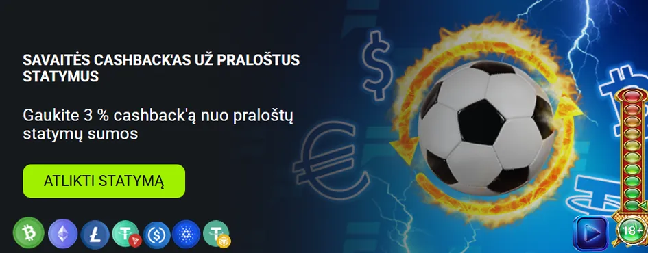 FairPari bonusai sporto statymams