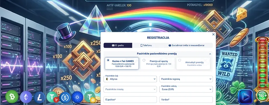 Pilnai užpildykite profilį paskyros nustatymuose