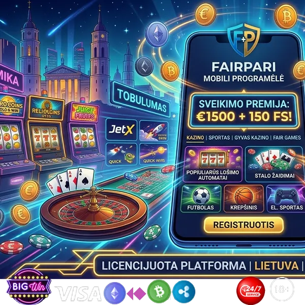 FairPari login žingsnis po žingsnio