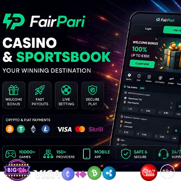 FairPari Lietuva – kazino ir sporto lažybos online