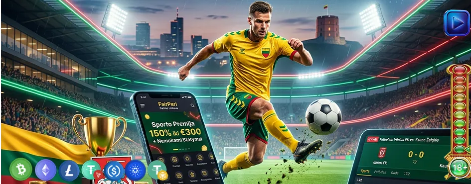 FairPari programėlė sporto statymams